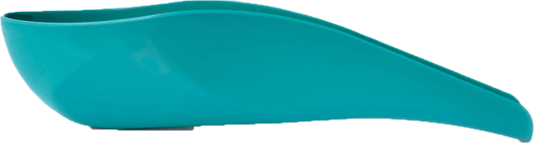 2. This is a plastic stand to pee tool, light blue it has the feel of a slide.